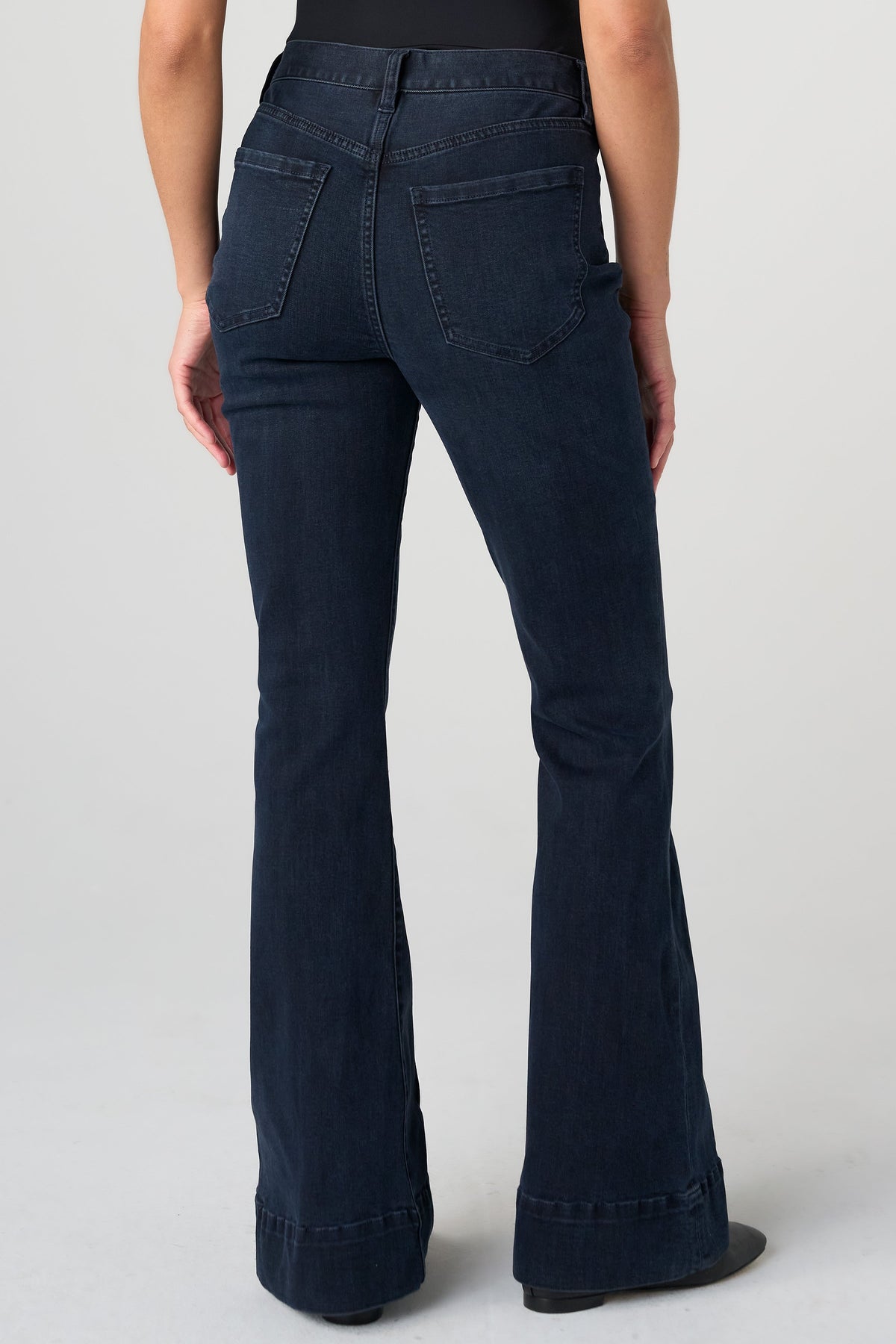 Hannah Flare with Patch Pockets and Pintucks | Raven Wing