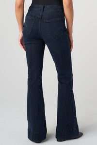 Hannah Flare with Patch Pockets and Pintucks | Raven Wing
