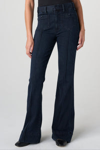 Hannah Flare with Patch Pockets and Pintucks | Raven Wing