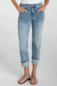 Marley Cropped Girlfriend Cuffed Jean | Cruise