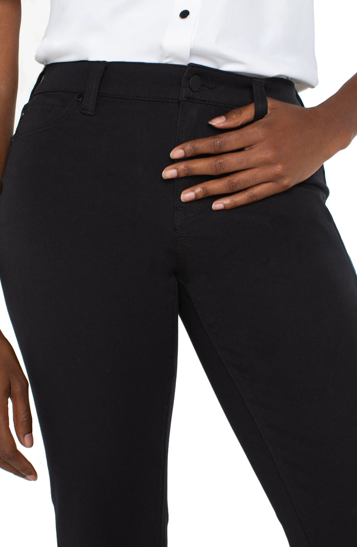 Hannah Crop Flare 25.5" Inseam | Black