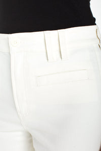 High-Rise Crop Wide Leg with Welts 26" Inseam | Whipped Cream