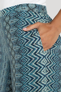 Pull On Palazzo Pant | Nomad Ikat Print