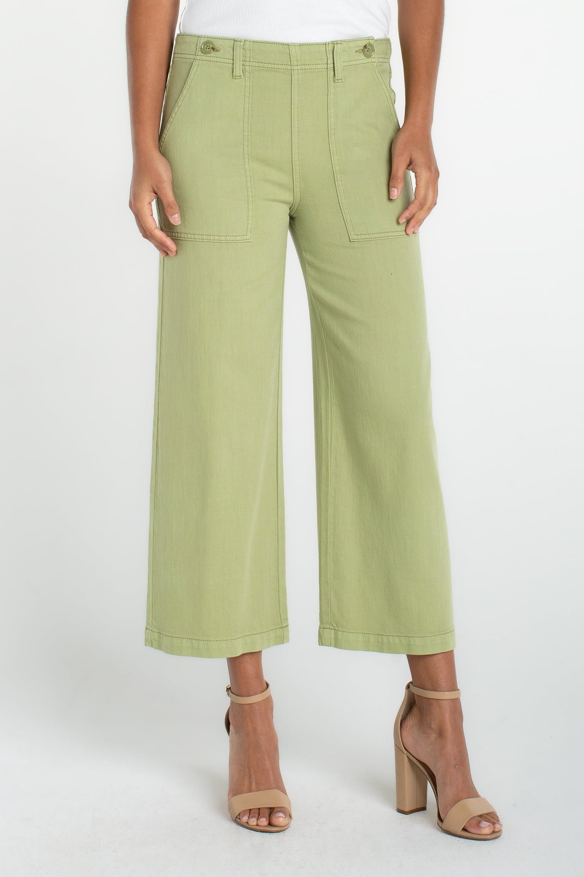 Utility Crop Wide Leg Pant | Lotus