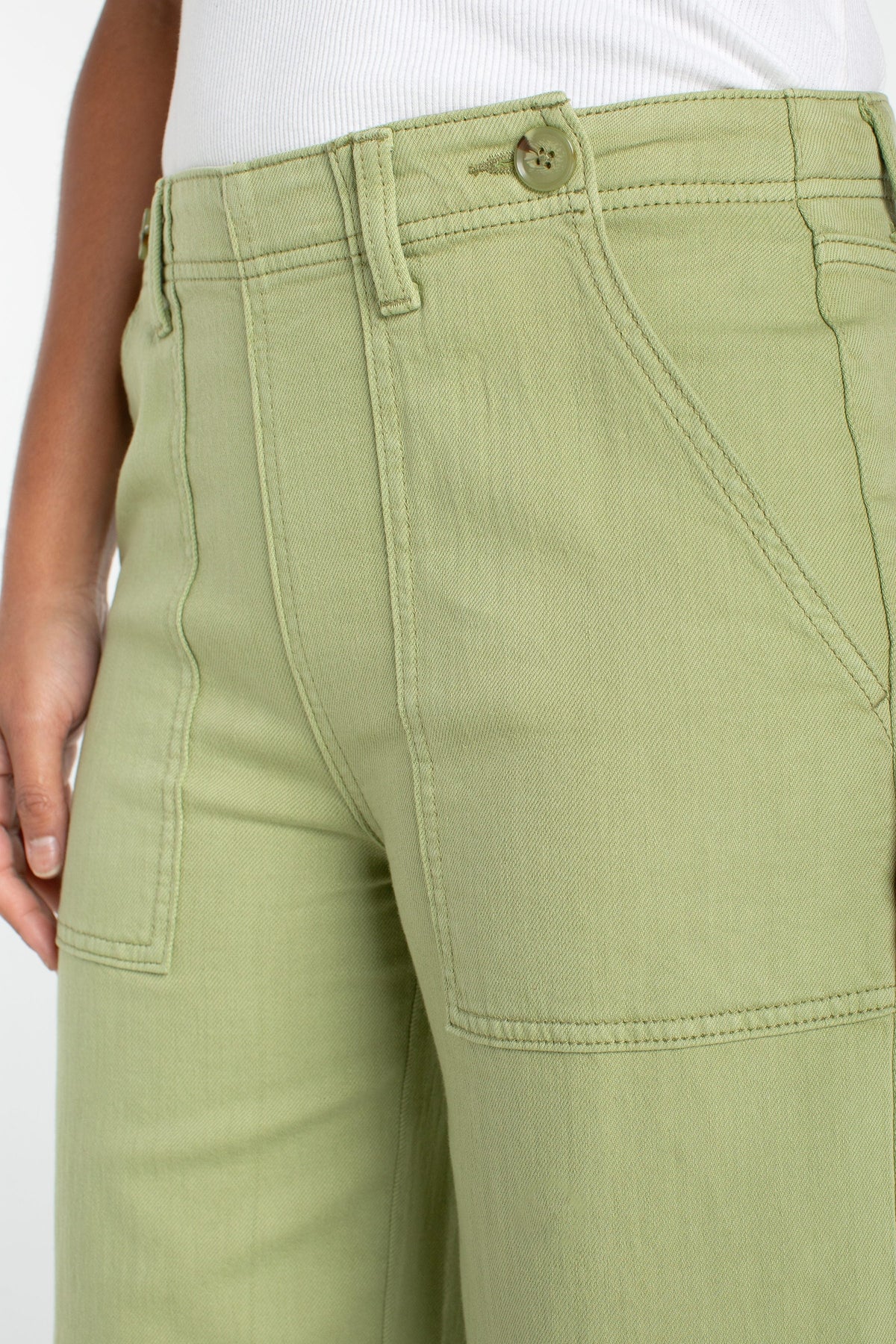 Utility Crop Wide Leg Pant | Lotus