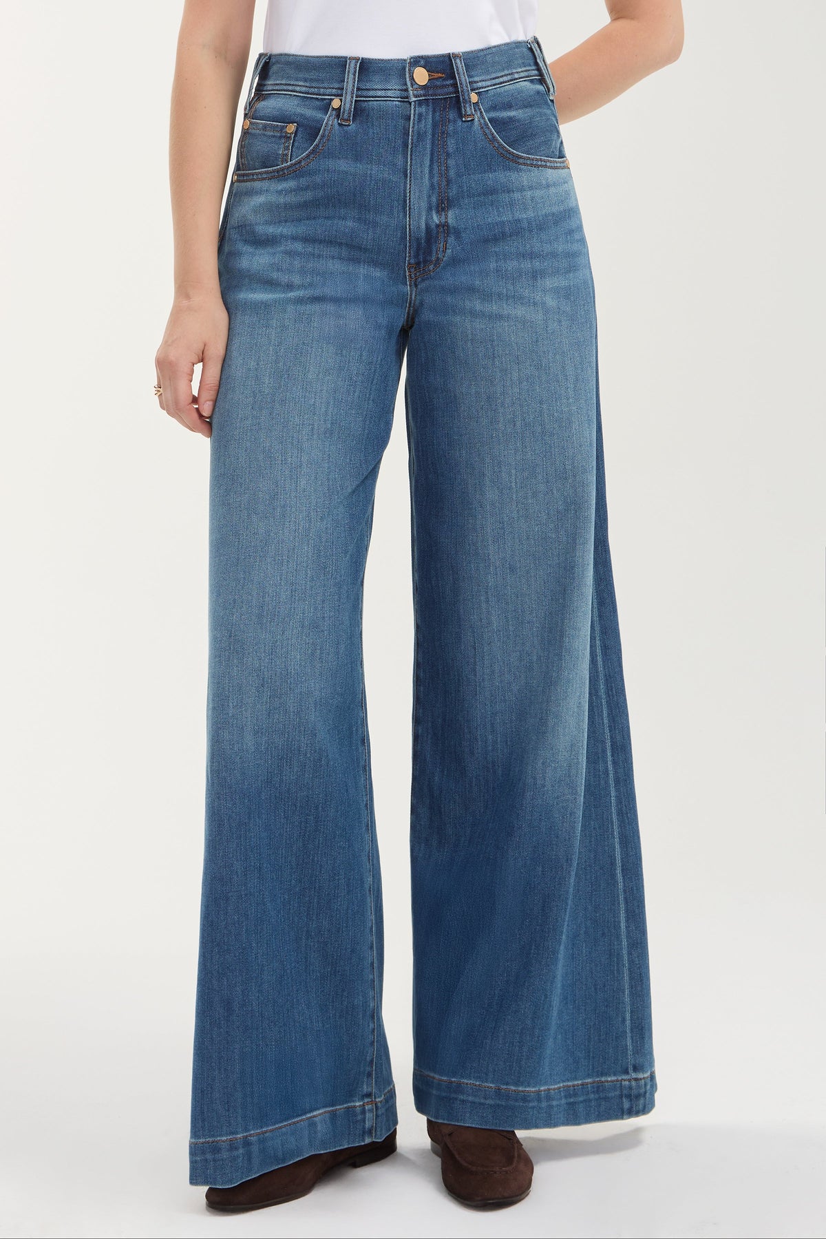 Kit High Rise Relaxed Wide Leg Jean 32" Inseam | Autumn Fade