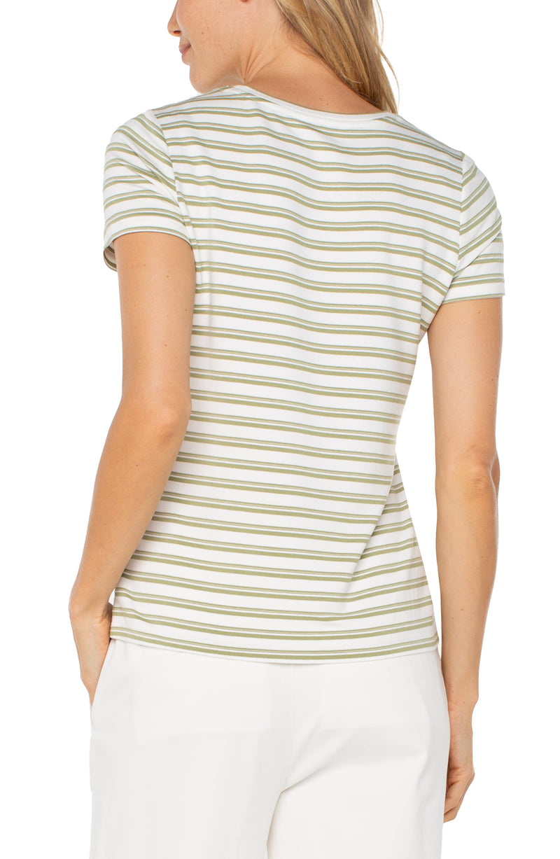 Crew Neck Classic Tee | Whipped Cream Lotus
