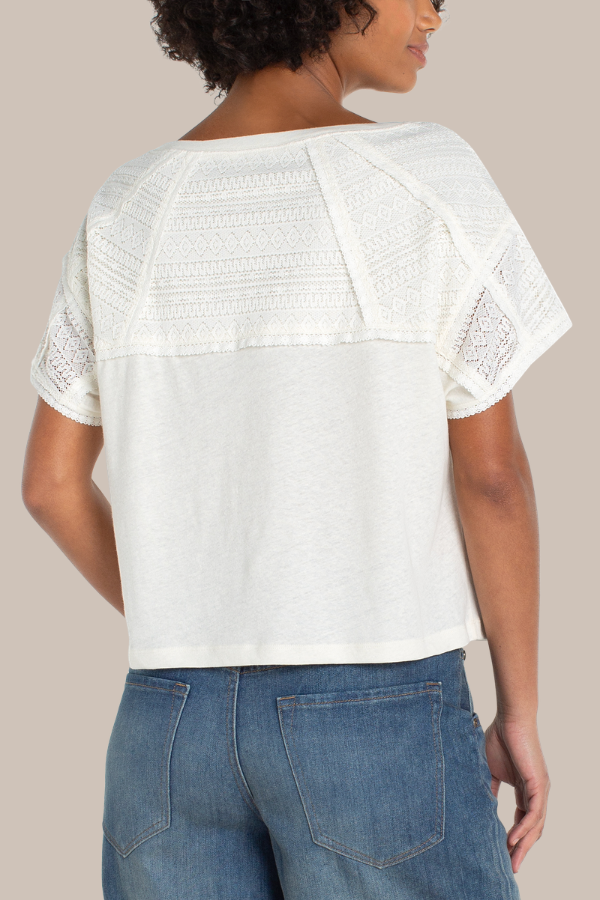Short Sleeve Dolman Top | Whipped Cream