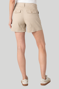 Pleated Trouser Short | Safari Sand