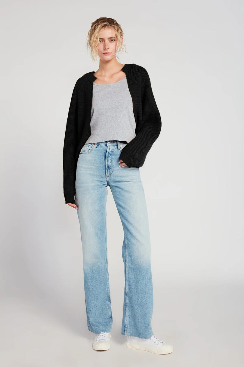 Knit Bolero Cardigan | Camel, Black