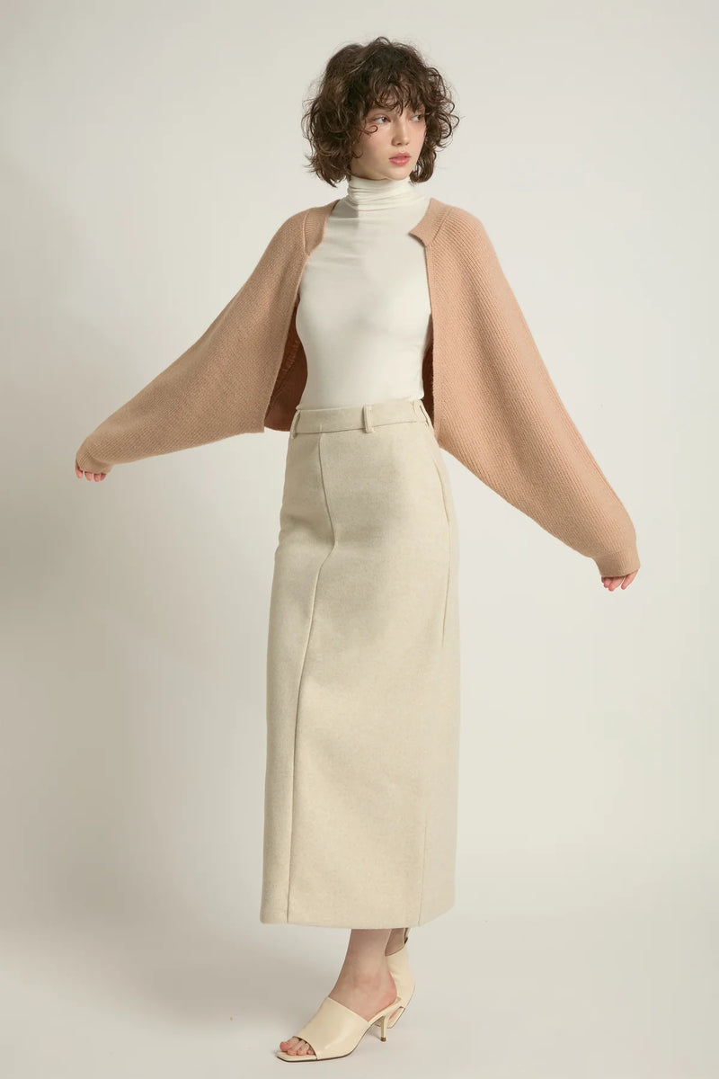 Knit Bolero Cardigan | Camel, Black