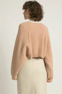 Knit Bolero Cardigan | Camel, Black