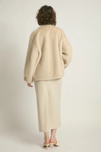 Reve Fur Jacket | Beige, Espresso, Black