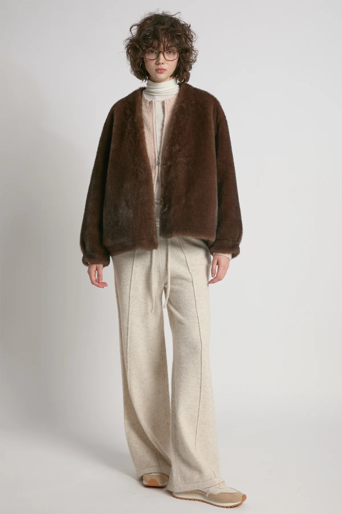 Reve Fur Jacket | Beige, Espresso, Black