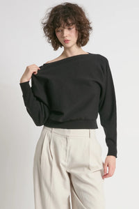Aura Crop Sweater | Mink, Midnight, Black