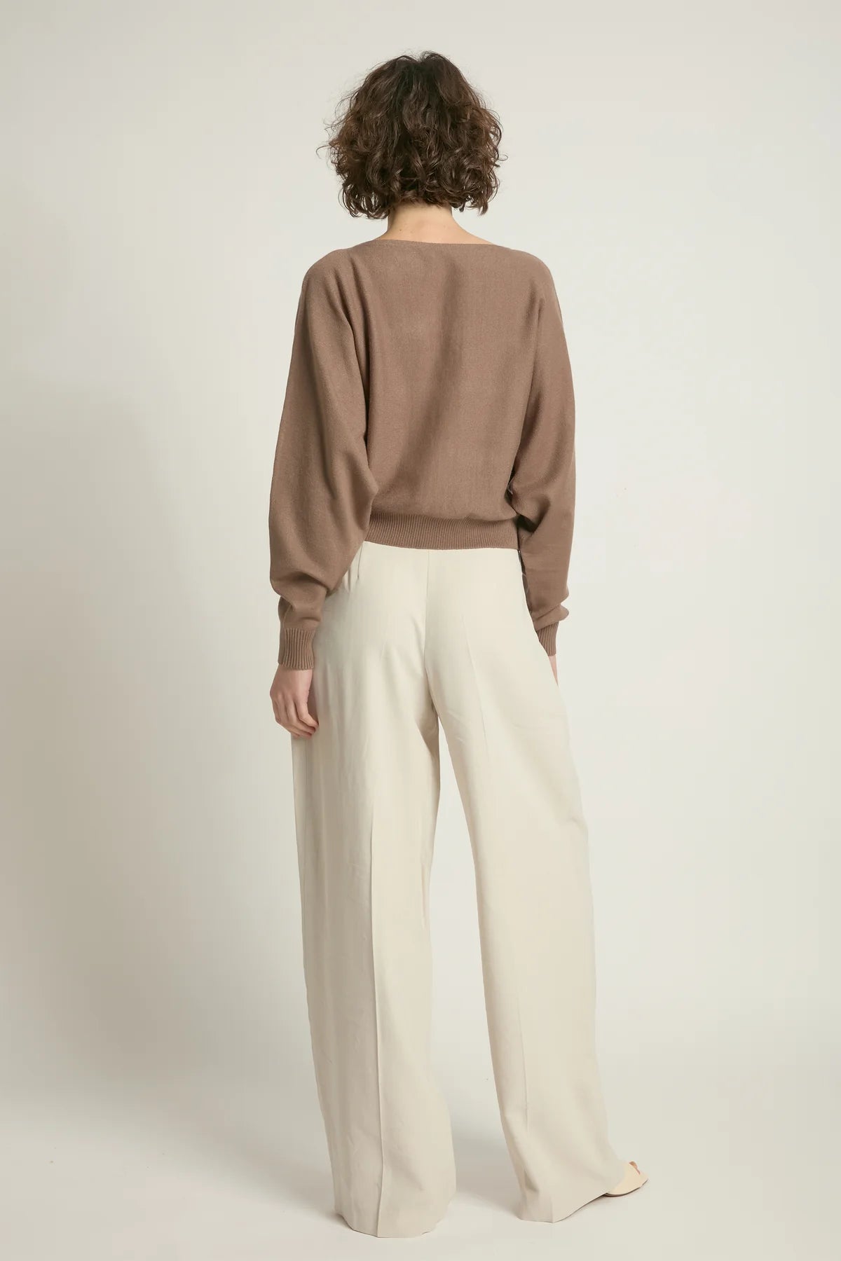 Aura Crop Sweater | Mink, Midnight, Black