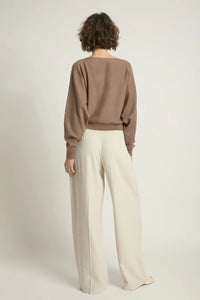 Aura Crop Sweater | Mink, Midnight, Black