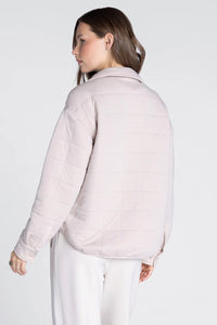 Indiana Quilted Jacket | Dark Oatmeal