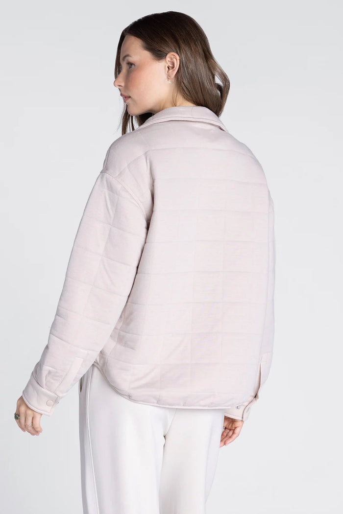 Indiana Quilted Jacket | Dark Oatmeal