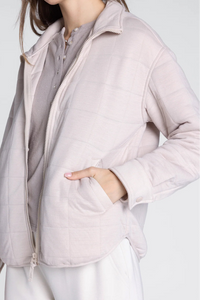 Indiana Quilted Jacket | Dark Oatmeal