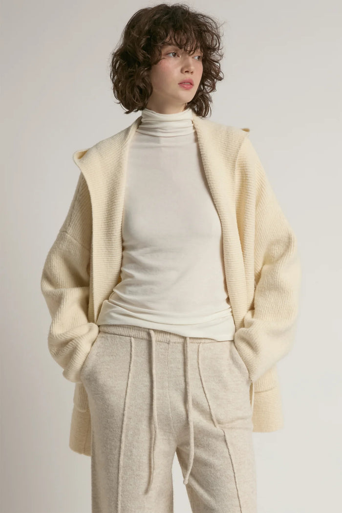 Haven Hoodie Cardigan | Ivory