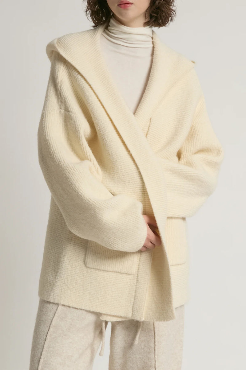 Haven Hoodie Cardigan | Ivory