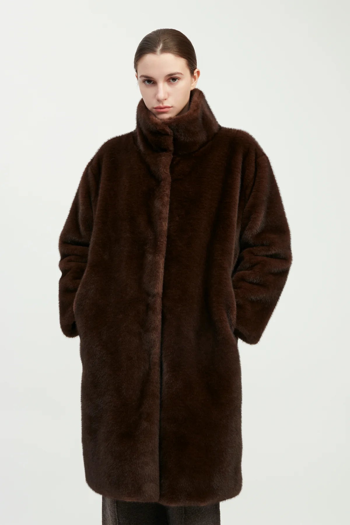 Este Shearling Coat | Espresso
