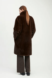 Este Shearling Coat | Espresso