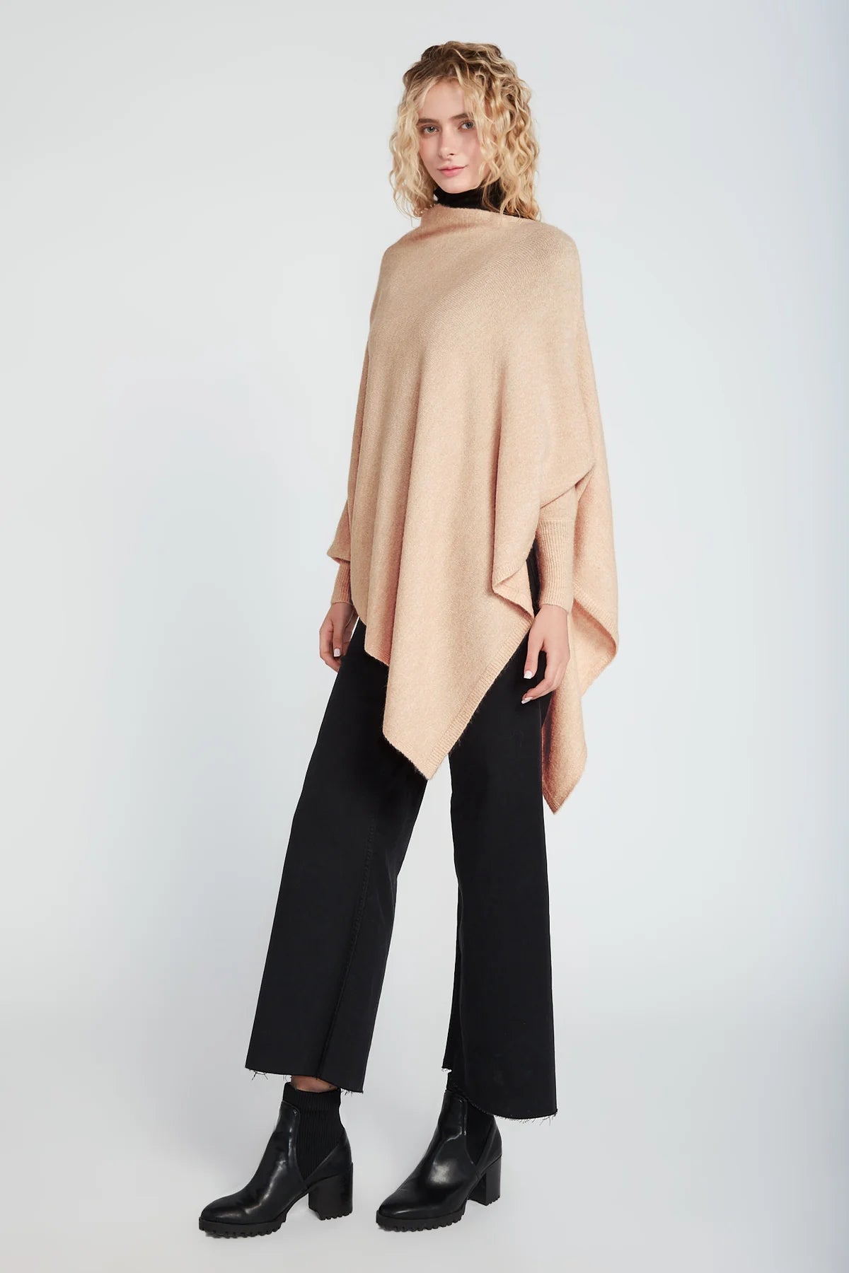 Triangle Poncho with Sleeves | Various Colors
