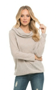 Fitted Long Sleeve Top | Oatmeal