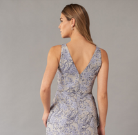 Florence Jacquard Fit & Flare Gown