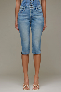Kenzie Skinny Capri | Vintage Wash