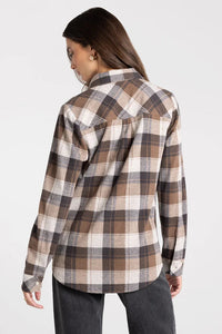 Lewis Plaid Shirt | Cream/Brown