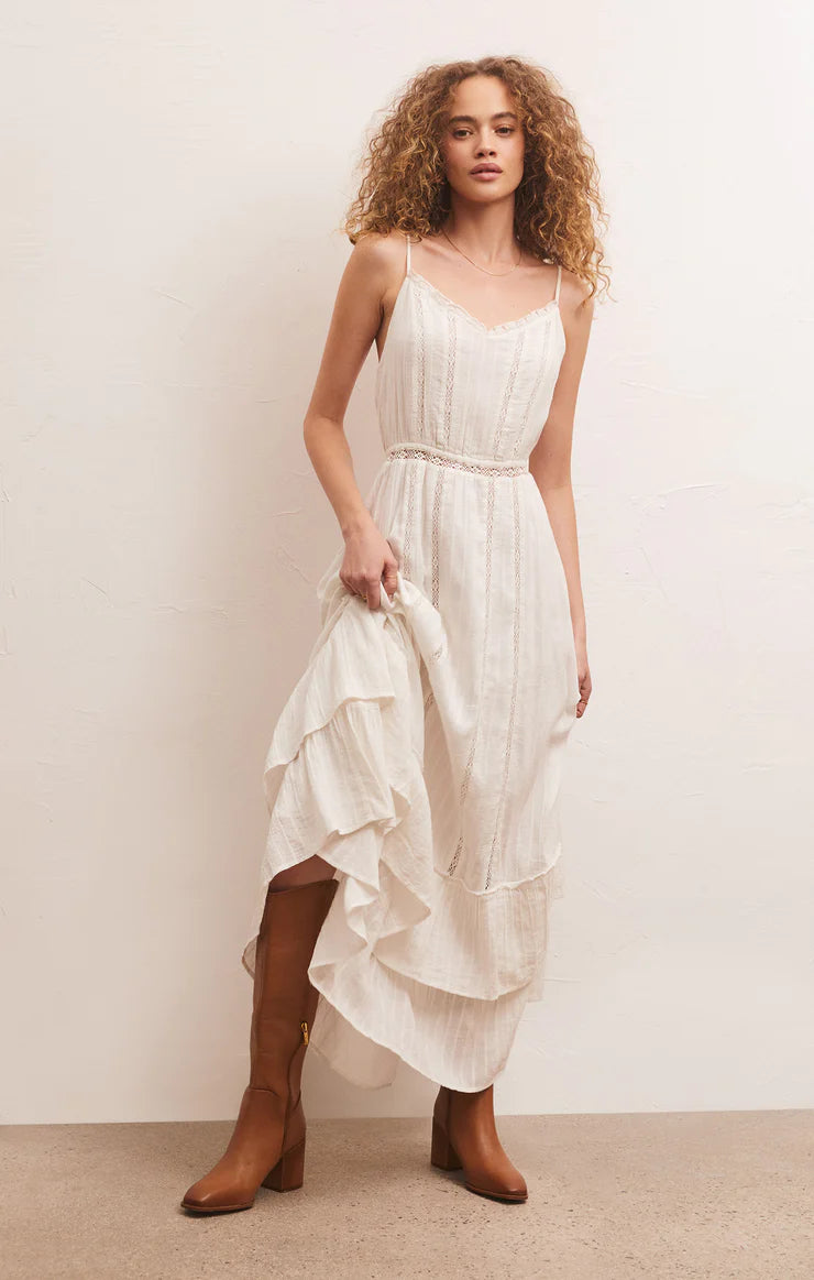 Rose Maxi Dress | White