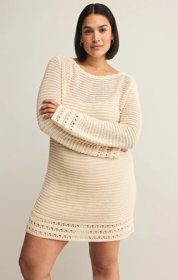 Calabria Crochet Mini Dress