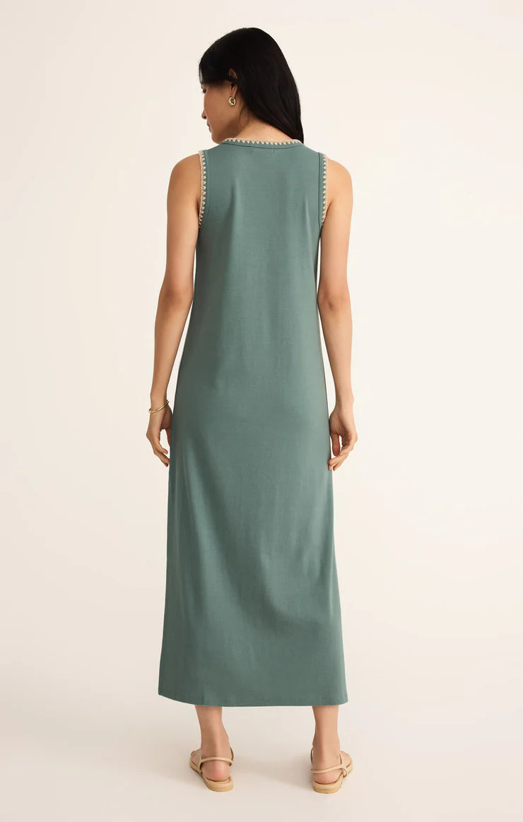 Delamer Midi Dress | Sea Pine