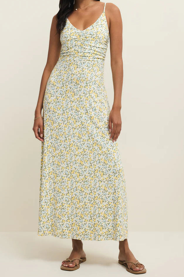 Faya Idra Ditsy Maxi Dress | Cloud