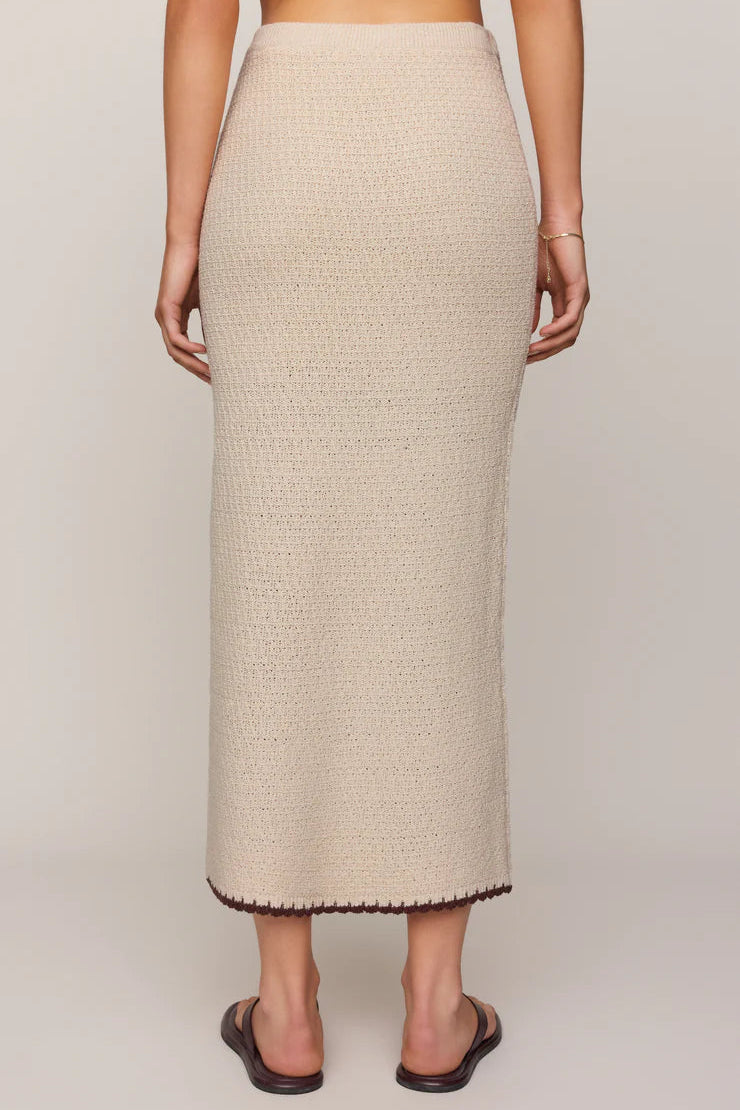 Yessenia Whipstitch Skirt | Linen