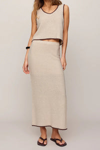 Yessenia Whipstitch Tank | Linen