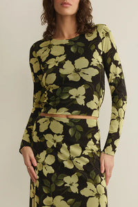 Taysha Ren Floral Mesh Top | Sunnyside