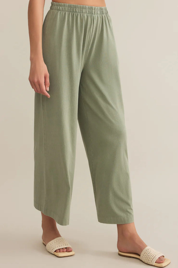 Scout Jersey Flare Pant | Avocado