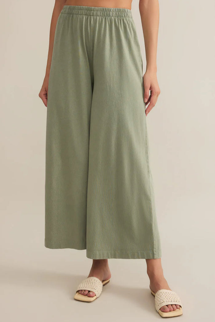 Scout Jersey Flare Pant | Avocado