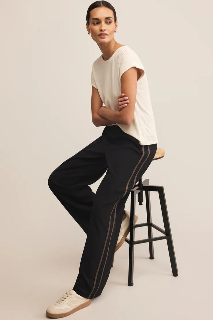 Saunder Track Pant | Black