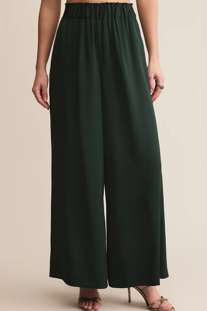 Isolde Satin Pant | Garland Green
