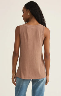Californian Tank | Iced Coffee, Riviera Blue, White, Black