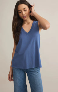 Californian Tank | Iced Coffee, Riviera Blue, White, Black