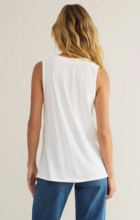 Californian Tank | Iced Coffee, Riviera Blue, White, Black