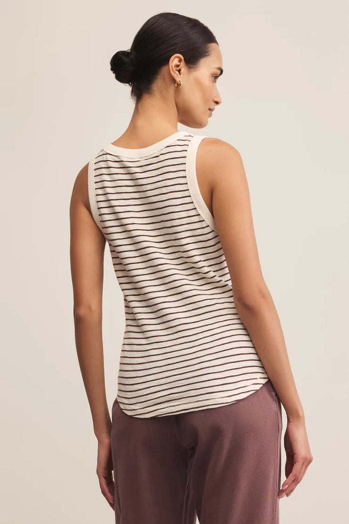 The Perfect Striped Tank | Sandalwood