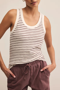 The Perfect Striped Tank | Sandalwood