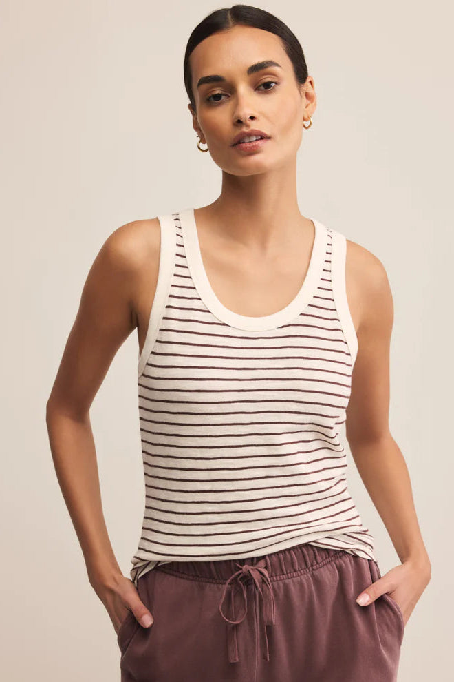 The Perfect Striped Tank | Sandalwood